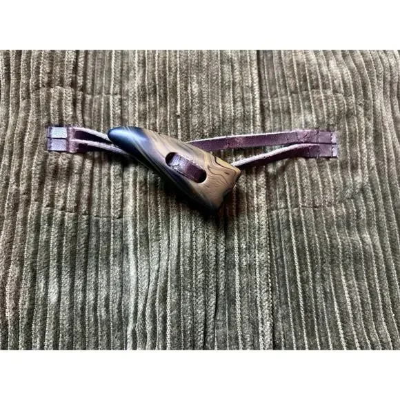 American Eagle Outfitters Womens Green Corduroy Hoodie Duffle Coat Large Vtg‎ - Picture 5 of 9